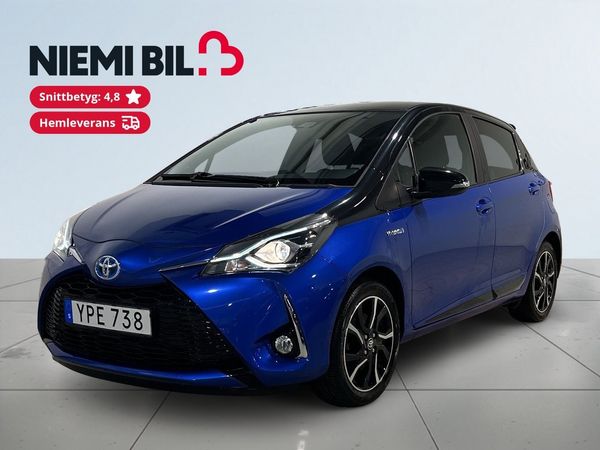 Toyota Yaris Hybrid e-CVT Selection Backkamera Motorvärmare S/V-hjul - 2018