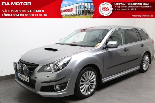 Subaru Legacy Wagon 2,5i 269hk GT 4WD Aut Extraljus Motorv Drag - 2010