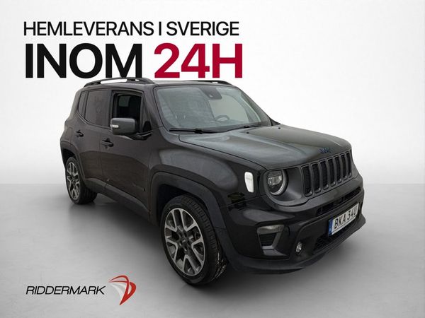 Jeep Renegade 4xe PHEV 240hk Skinn Kamera Drag En Ägare Moms - 2022
