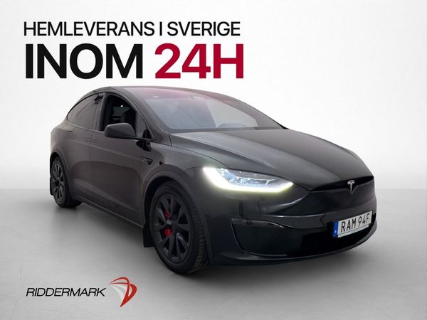 Tesla Model X 670hk Värmepump Kamera AP Luft Drag - 2023