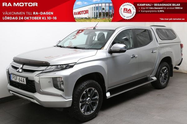 Mitsubishi L200 Dubbelhytt 2,2 Di-D 4WD Premium Kåpa Drag Leasbar - 2020