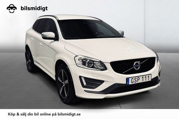 Volvo XC60 D4 AWD R-Design Delläder Värmare BLIS Rattvärme 190hk - 2017