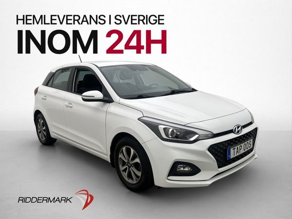 Hyundai i20 1.2 Premium 84hk Kamera CarPlay Rattvärme - 2020
