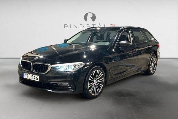 BMW 520 d xDrive Touring AUT 190 HK SPORT LINE DRAG NAVI NYSERV - 2018