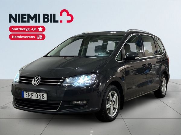 Volkswagen Sharan 7-sits 2.0 TDI 4M Värmare Kamera Drag Psens S&V-hjul - 2013