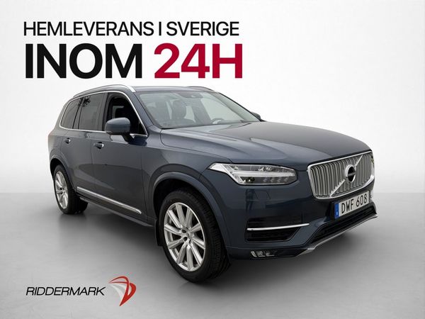 Volvo XC90 D5 AWD Inscription 7 Sits Värmare HUD Drag MOMS - 2019