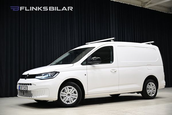 Volkswagen Caddy Maxi TDI DSG 122HK Nedlackad|LED|Drag|Värmare|PDC|EnÄgare - 2022