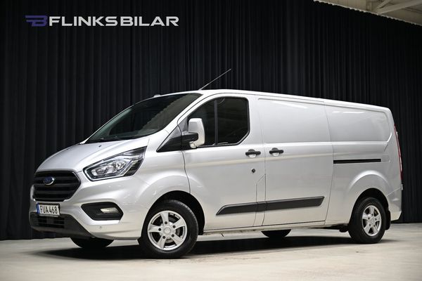 Ford Transit Custom 130HK L2 Inredd|Dubbeldörr|Kambytt|EnÄgare|Moms - 2021