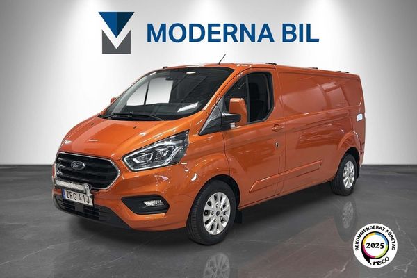 Ford Transit Custom 340 2.0 TDCi 170hk L2 Baslåda Drag D-värm Inredd - 2019