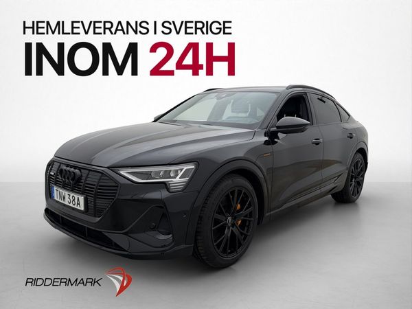 Audi e-tron Sportback 55 S-line Black Edt Pano B&O Skinn 360 - 2022