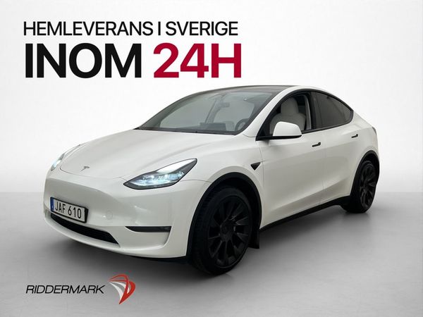Tesla Model Y Long Range AWD MOMS Drag Pano Kamera Värmepump - 2023