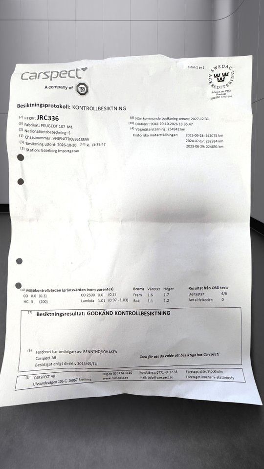 Peugeot 107 bild 17