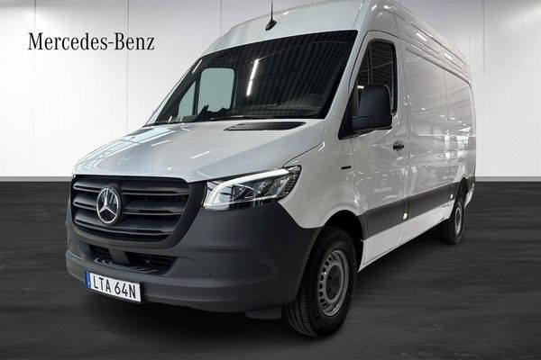 Mercedes e-Sprinter 314 PRO elbil 81 kWh drag förklimatisering lagerbil - 2025
