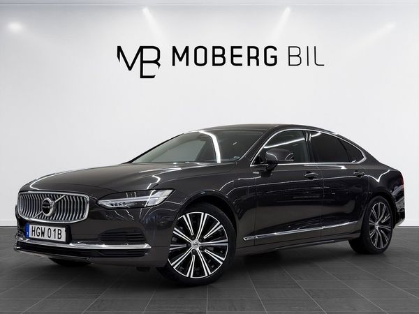 Volvo S90 Recharge T8 456hk Plus Bright Läder Elstol B-Kamera - 2023