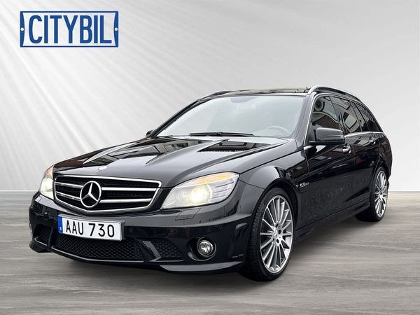 Mercedes C63 AMG T 6.2l 457hk - Svensksåld - Nyservad - 8150 mil - 2009