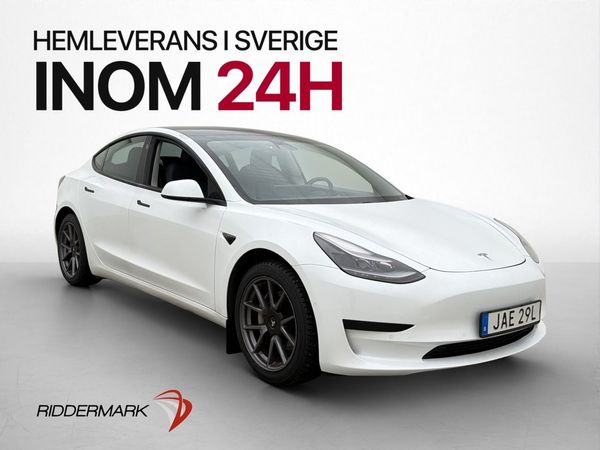 Tesla Model 3 Standard Range Plus Värmare Pano AP Drag - 2021