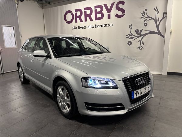 Audi A3 Sportback 2.0 TDI Base 140Hk Drag Farthållare V-Hjul - 2013
