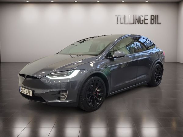 Tesla Model X P100D Ludicrous+ 772HK 7-Sits Luftfjädring Värmare Drag - 2019