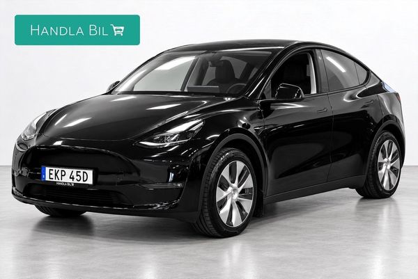 Tesla Model Y Long Range AWD Autopilot Drag Skinn Pano Värmepump - 2023