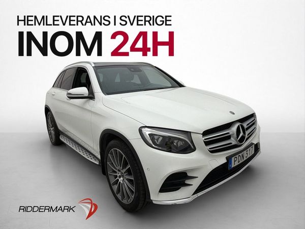 Mercedes GLC250 d 4M AMG Värmare Burmester Pano Kamera - 2018