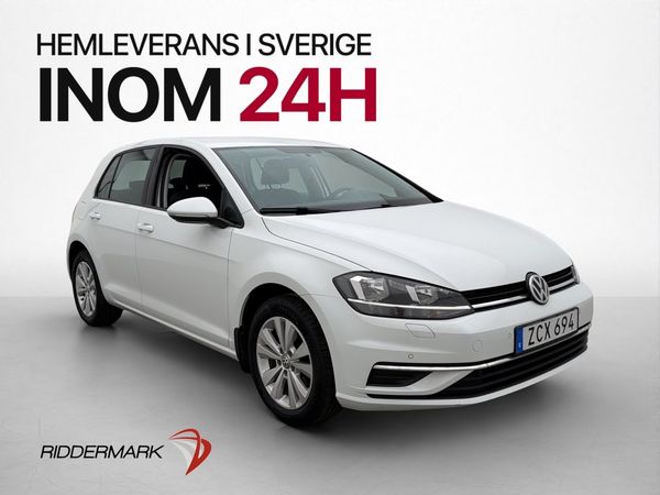 Volkswagen Golf 110hk Base P-sensorer Farthållare CarPlay - 2018