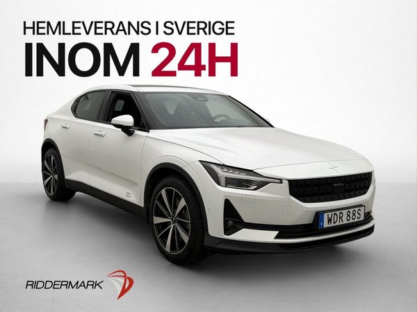 Polestar 2 Long Range DM Plus Pilot Pano H/K Drag 360° MOMS - 2021