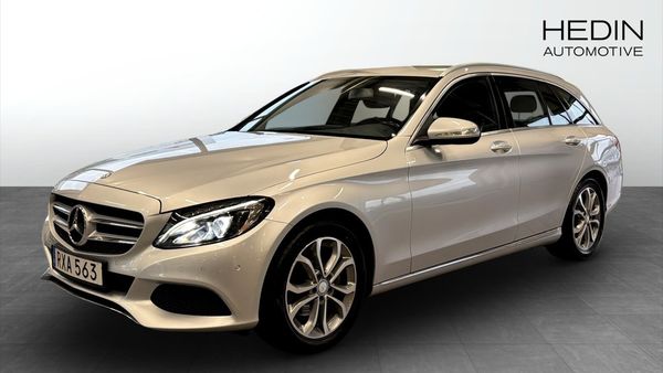 Mercedes C220 BLUE | Nyservad |Dragkrok - 2015