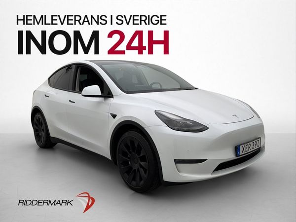 Tesla Model Y Long Range AWD Dragkrok Värmepump Autopilot - 2021