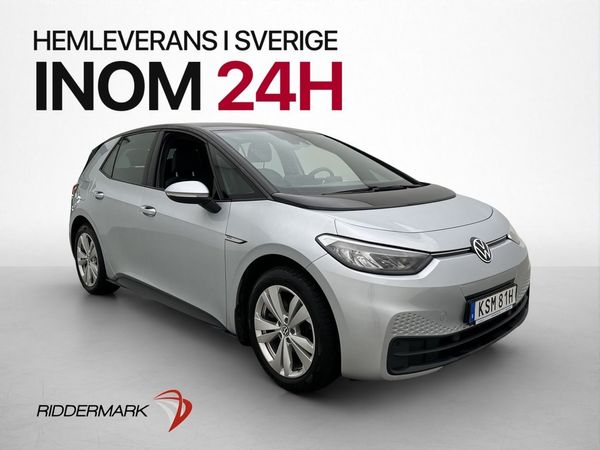 Volkswagen ID.3 Pro Performance CarPlay Sensorer Rattvärme - 2021