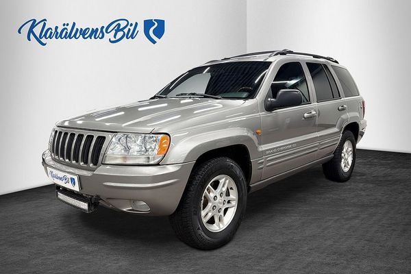 Jeep Grand Cherokee 4.7 V8 4WD (220hk) Drag M-Värm Helskinn Elstol Nyservad - 1999