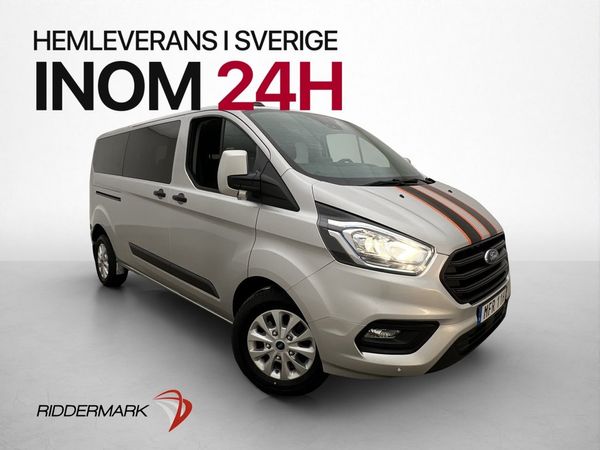 Ford Transit Custom Kombi Lång 9-Sits Värmare Kamera MOMS - 2022