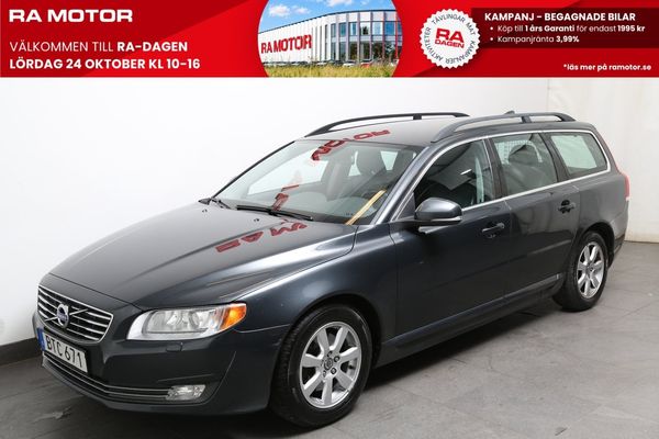 Volvo V70 II D2 S/S Momentum Nybesik Dragkrok - 2014