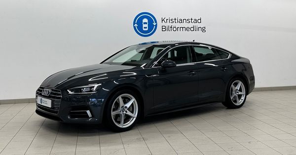 Audi A5 Sportback 45 TFSI Quattro, Alpinpaket, Dragkrok, MHEV - 2019
