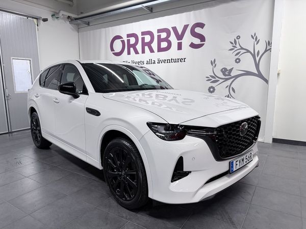 Mazda CX-60 PHEV 327hk Homura Plus Glastak Brunt Nappaläder Kampanj - 2026