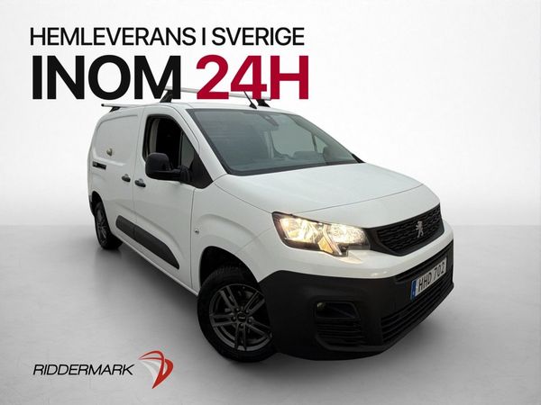 Peugeot Partner L2 Ny-Kamrem Värmare V-Inredd PDC Drag Moms - 2022
