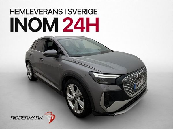 Audi Q4 e-tron 50 e-tron Q S-Line Värmare Kamera CarPlay Drag MOMS - 2024