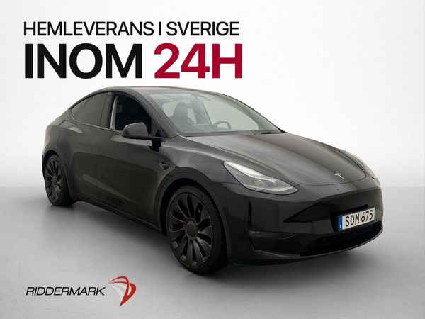 Tesla Model Y Performance AWD Autopilot Värmepump Kamera - 2023