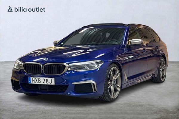 BMW M550 D xDrive Touring Unlimited Edt 400hk Pano B&W HuD Drag - 2019