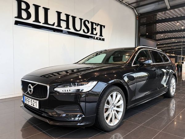Volvo V90 D4 Momentum Helläder 360° Drag Keyless Navi - 2019