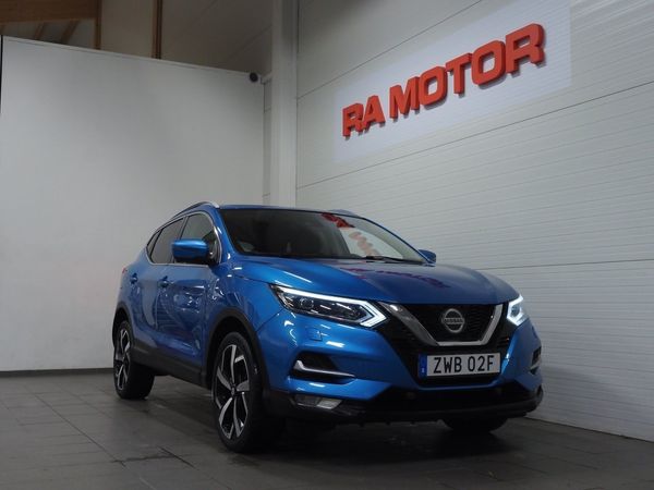 Nissan Qashqai 1.3 DIG-T DCT 158hk Tekna Drag 360° Navi Skinn 19" - 2021