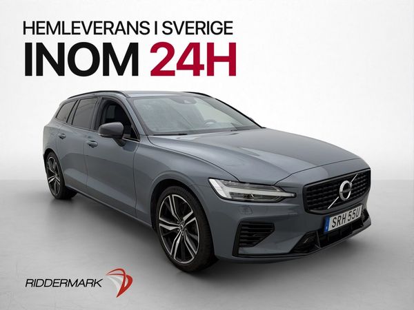 Volvo V60 Recharge T6 AWD R-Design Drag Värmare H/K Kamera - 2022