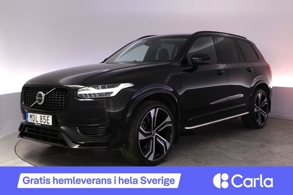 Volvo XC90 7-sits T8 Ultra Dark B&W Pano Massage HUD Drag - 2025