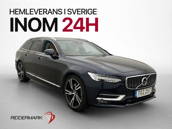 Volvo V90 T6 326hk AWD Inscription B&W Värm HUD 360 Pano - 2019