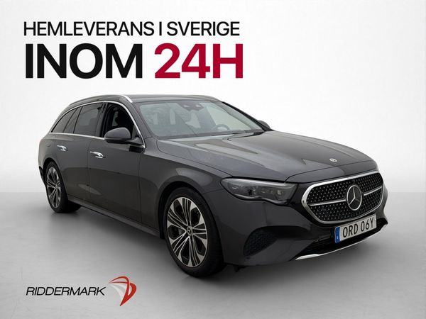 Mercedes E300 300e T Avantgarde Advc Plus Burm Läder Drag - 2024