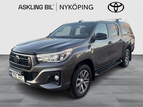 Toyota Hilux Dubbelhytt 2.4 D AWD Automat, Kåpa, bränslevärmare - 2020