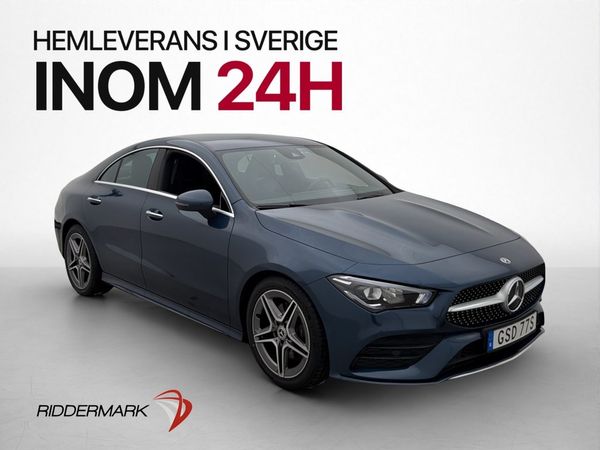 Mercedes CLA200 AMG Widescreen Kamera Navi Halvskinn - 2022