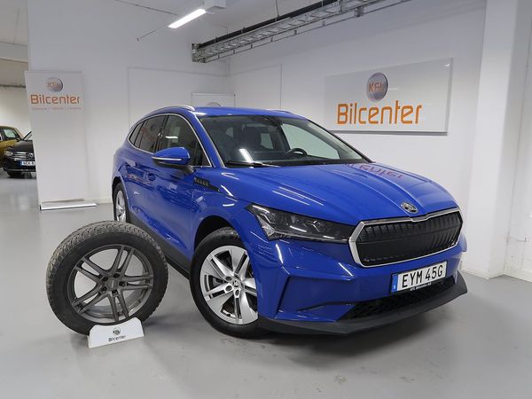 Skoda Enyaq iV 80x Plus V-Däck ingår Drag-Kamera-Navi-Elstol-Rattvärme - 2023