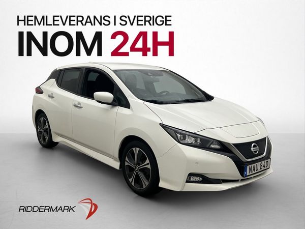 Nissan Leaf N-connecta 40 Kwh 360° Rattvärme Adaptiv-F MOMS - 2021