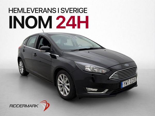 Ford Focus 1.0 EcoBoost Titanium Rattvärme P-Sens 0.46l/mil - 2018