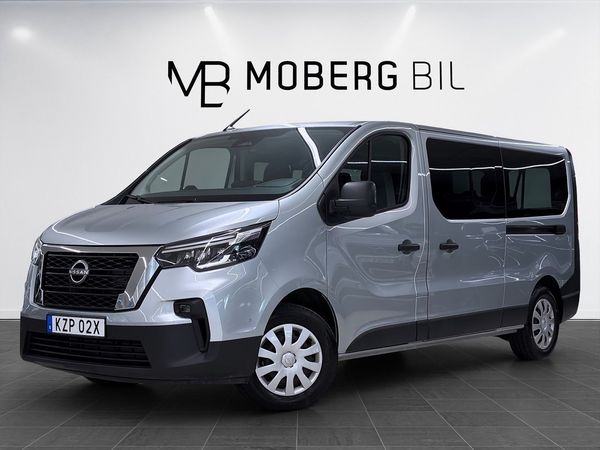 Nissan Primastar Crew 3.0t 2.0 dCi 150hk L2 9-Sits Drag Keyless B-Kamera - 2026